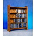 Wood Shed Wood Shed 402 Solid Oak 4 Shelf CD Cabinet 402